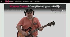 Desktop Screenshot of gitarkurzusok.hu